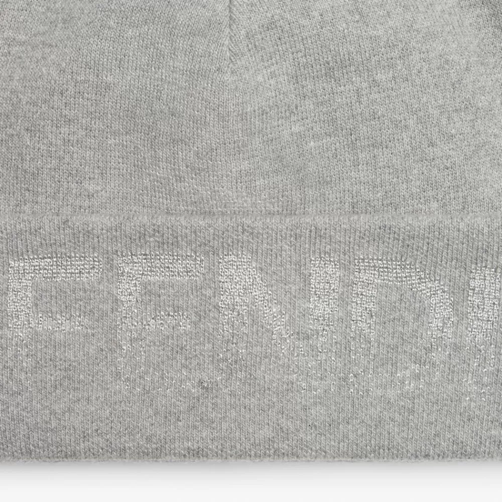 Cappelli E Guanti>Fendi Cappello In Lana E Cashmere Grigia