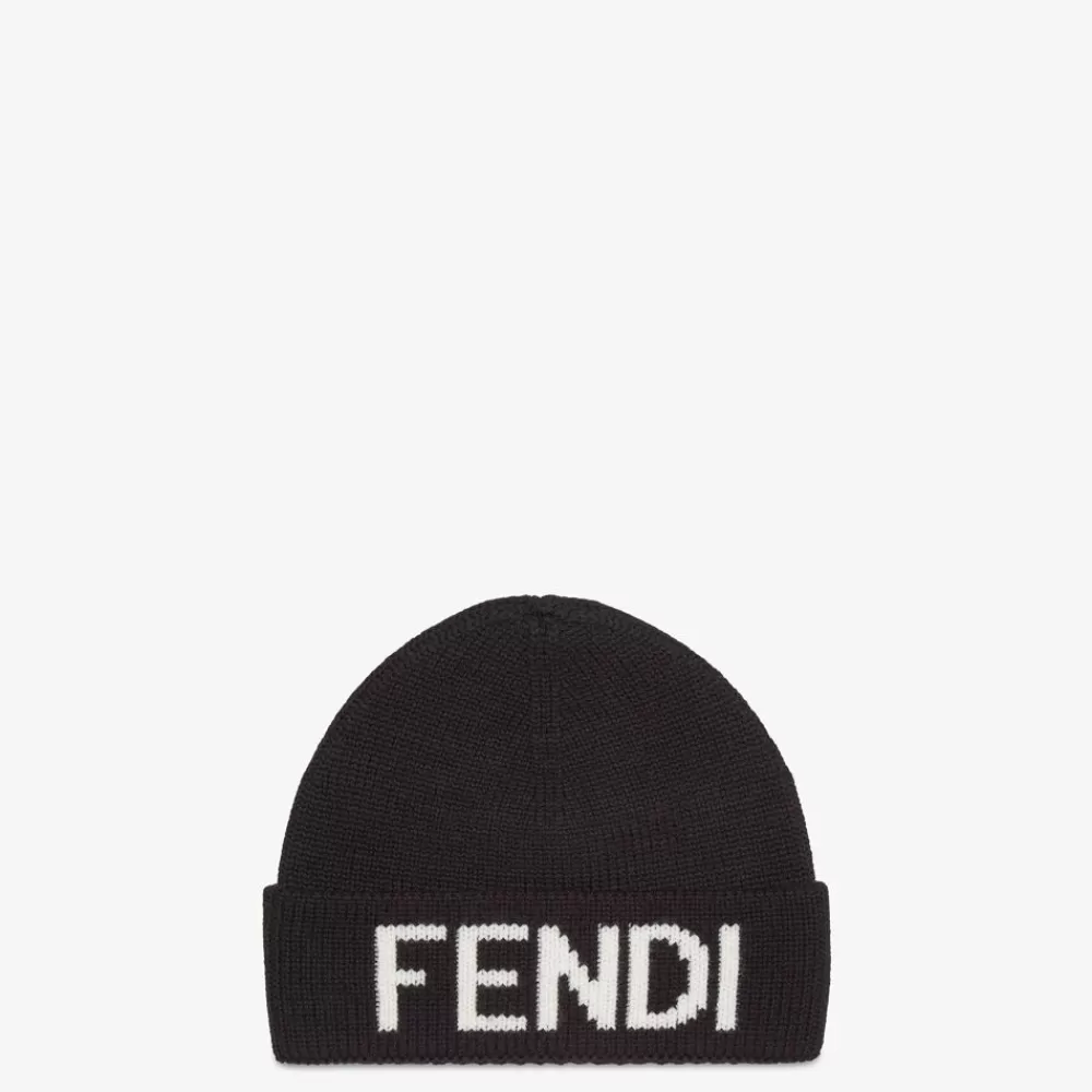 Cappelli E Guanti>Fendi Cappello In Lana Mera