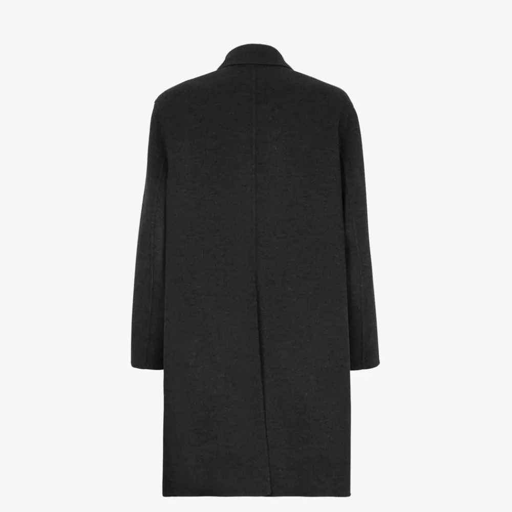 Cappotti E Capispalla>Fendi Cappotto Cashmere Grigio