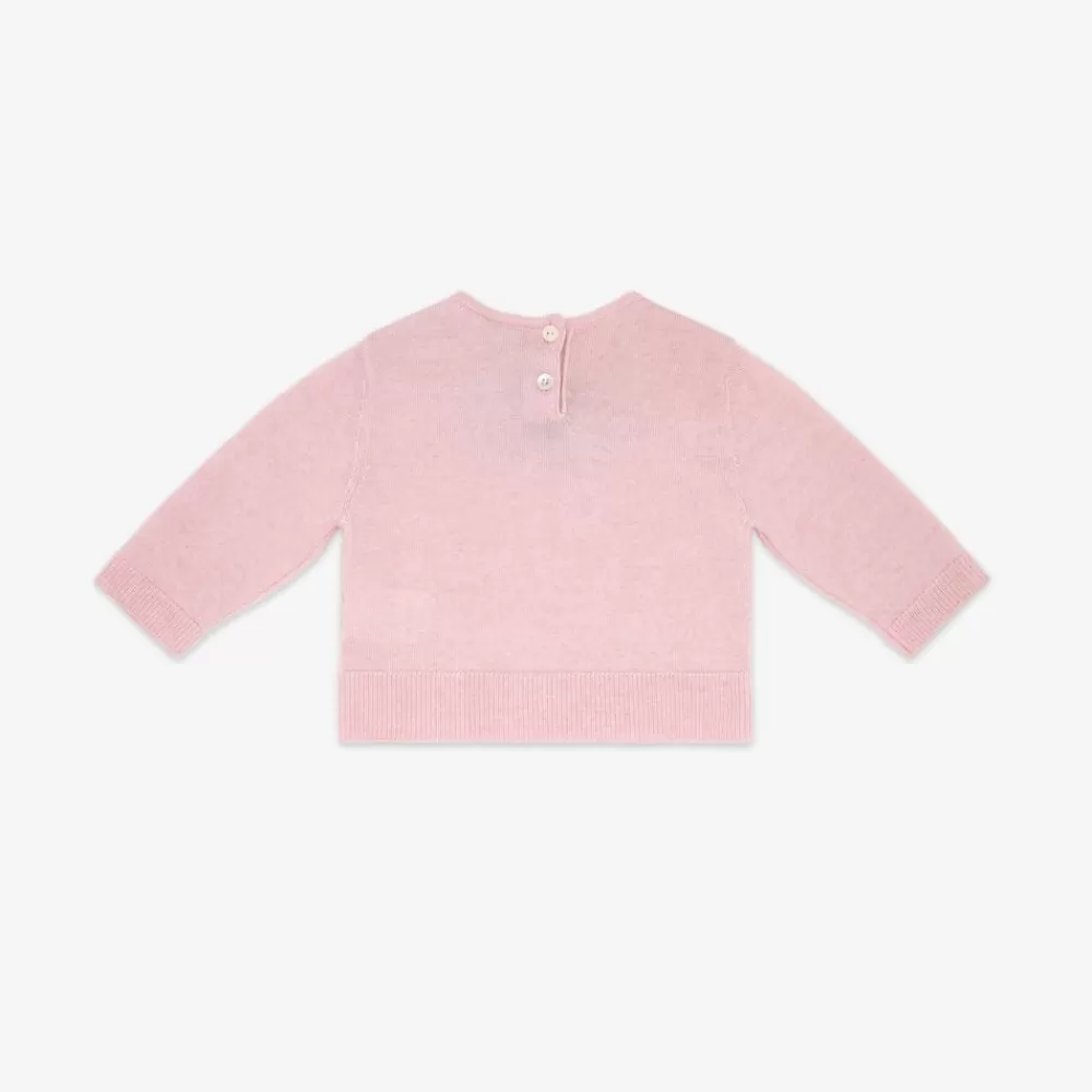 Bambina>Fendi Cardigan Baby In Maglia Rosa