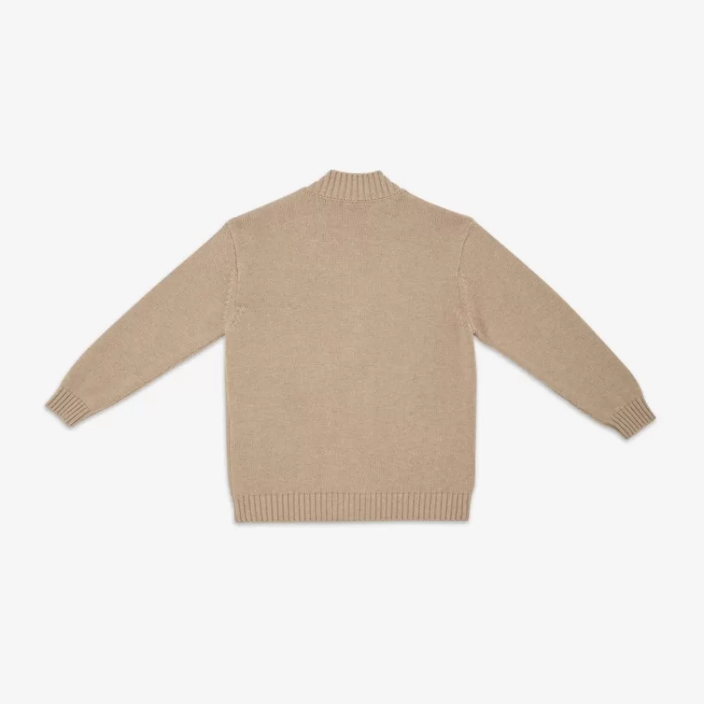 Bambino>Fendi Cardigan Roma In Misto Lana Ecru
