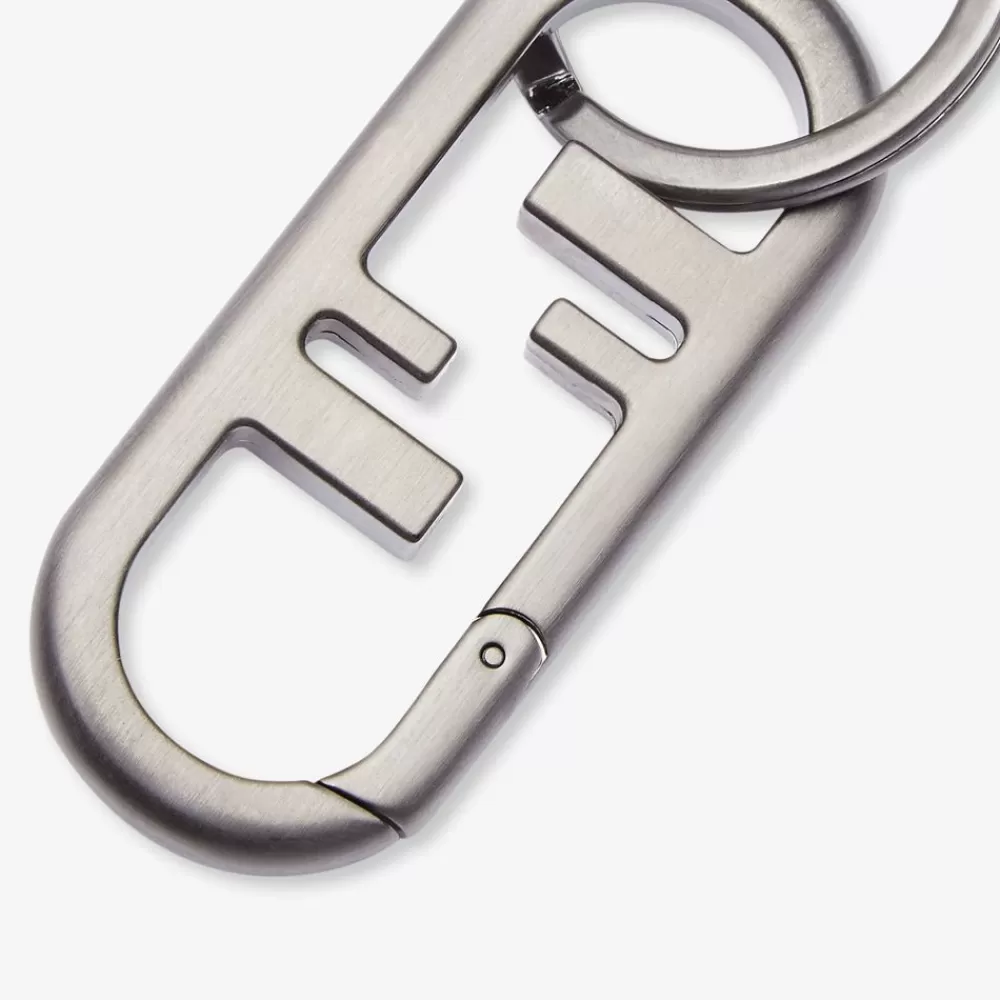 Portachiavi E Accessori Per Borse>Fendi Charm In Metallo Color Rutenio