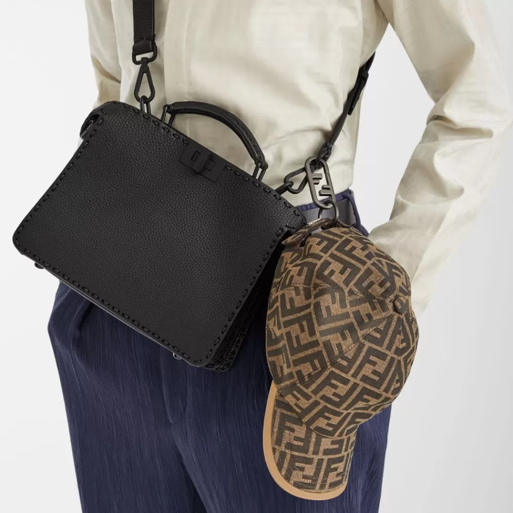 Portachiavi E Accessori Per Borse>Fendi Charm In Metallo Color Rutenio