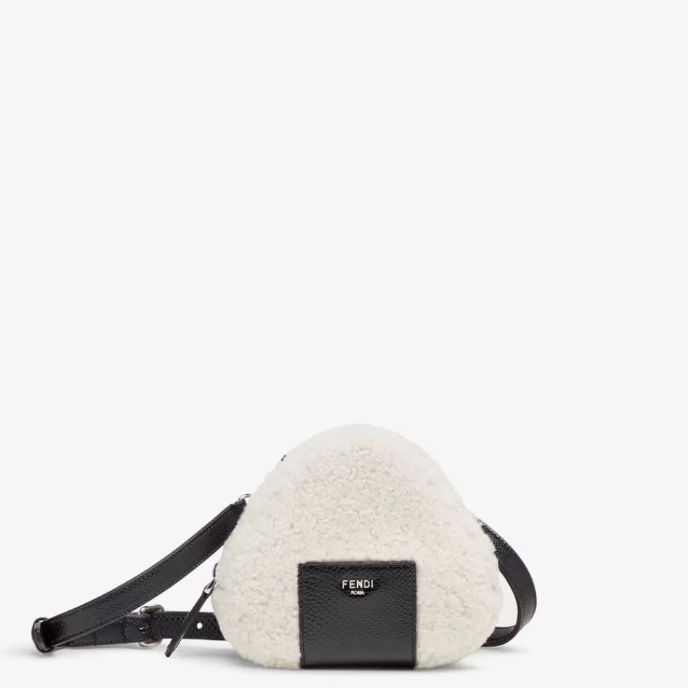 Portachiavi E Accessori Per Borse>Fendi Charm In Montone Bianco