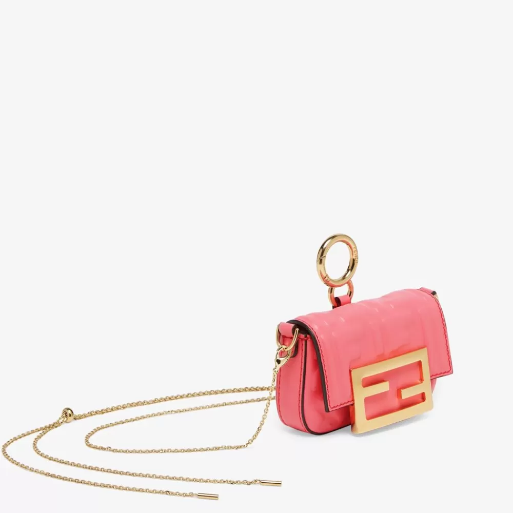 Miniature Bags>Fendi Charm In Nappa Rosa