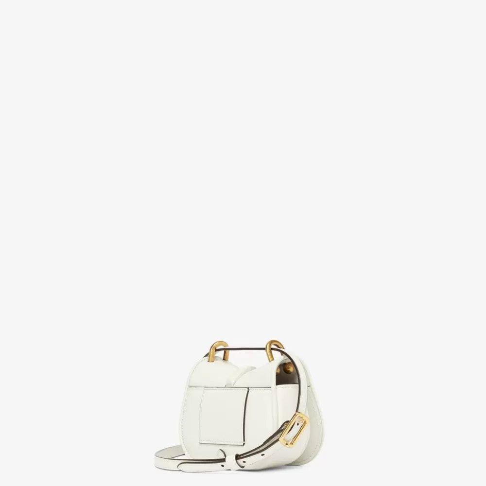 Miniature Bags>Fendi Charm In Pelle Bianca