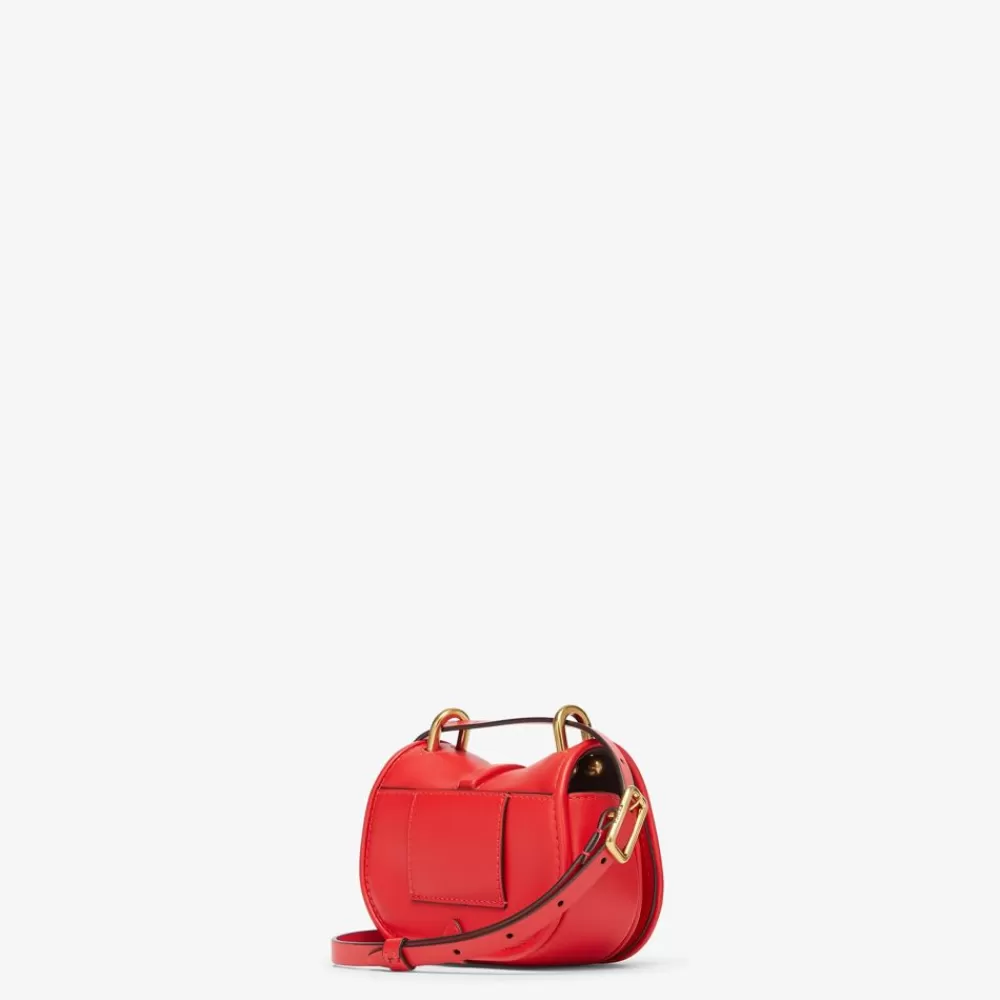 Miniature Bags>Fendi Charm In Pelle Rossa