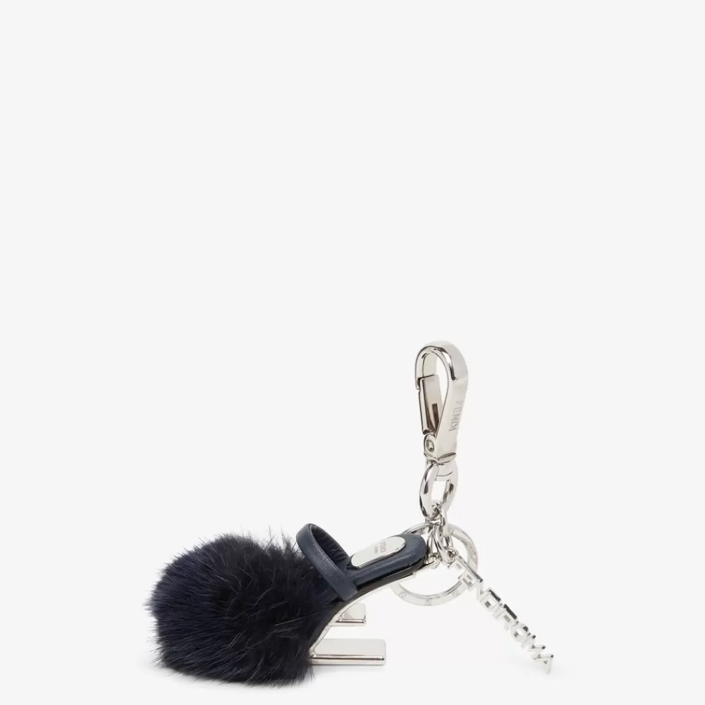 Accessori Tecnologici E Lifestyle>Fendi Charm In Visone Blu