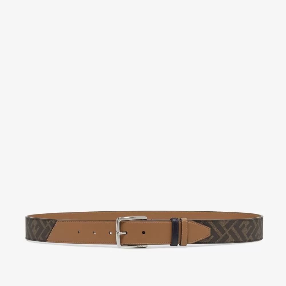 Cinture>Fendi Cintura In Pelle Beige