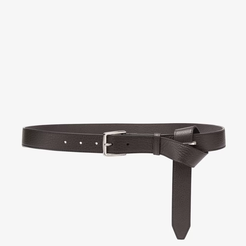 Cinture>Fendi Cintura In Pelle Marrone