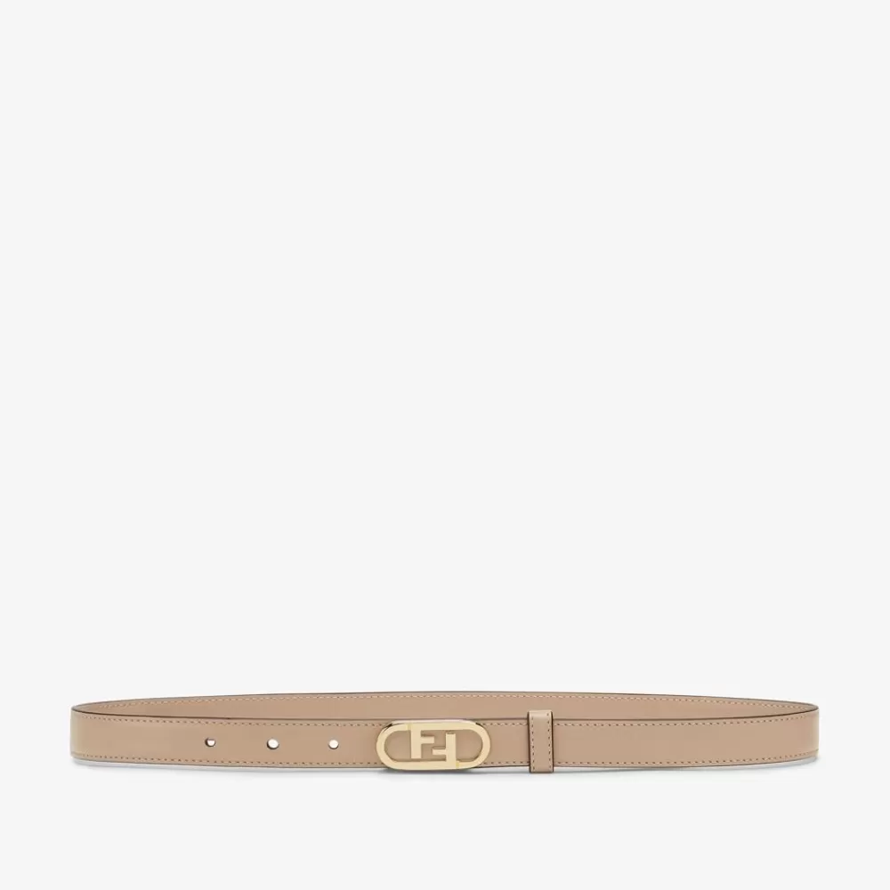 Cinture>Fendi Cintura In Pelle Tortora