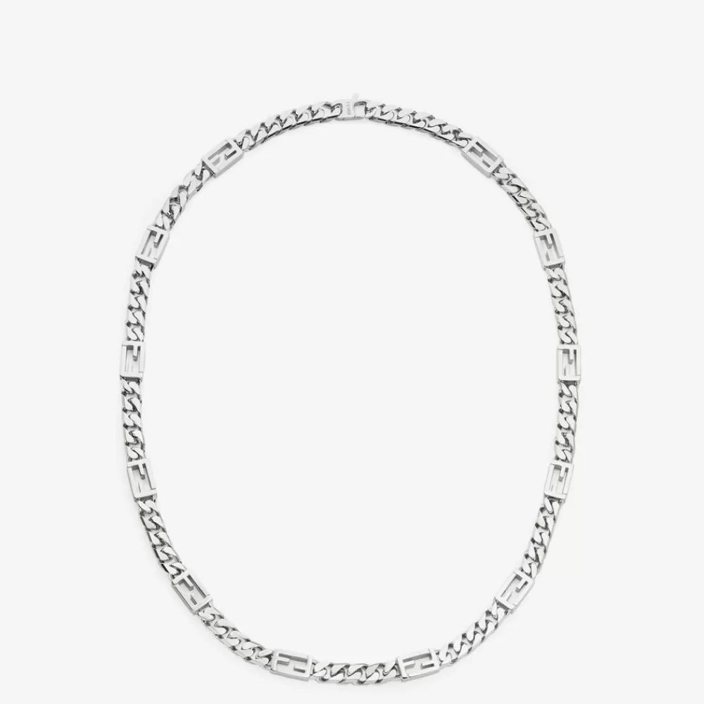 Collane>Fendi Collana Color Argento