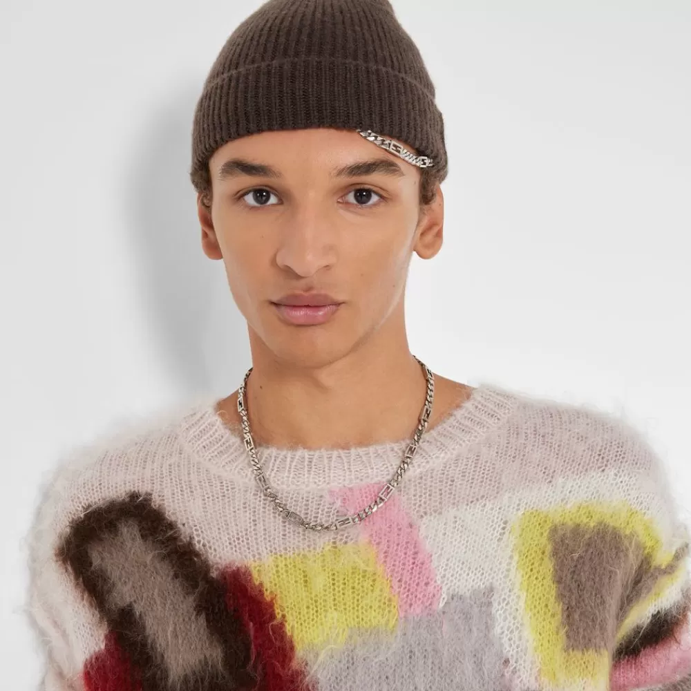 Collane>Fendi Collana Color Argento