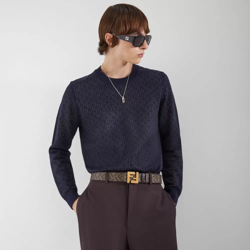 Collane>Fendi Collana In Metallo Color Argento E Oro