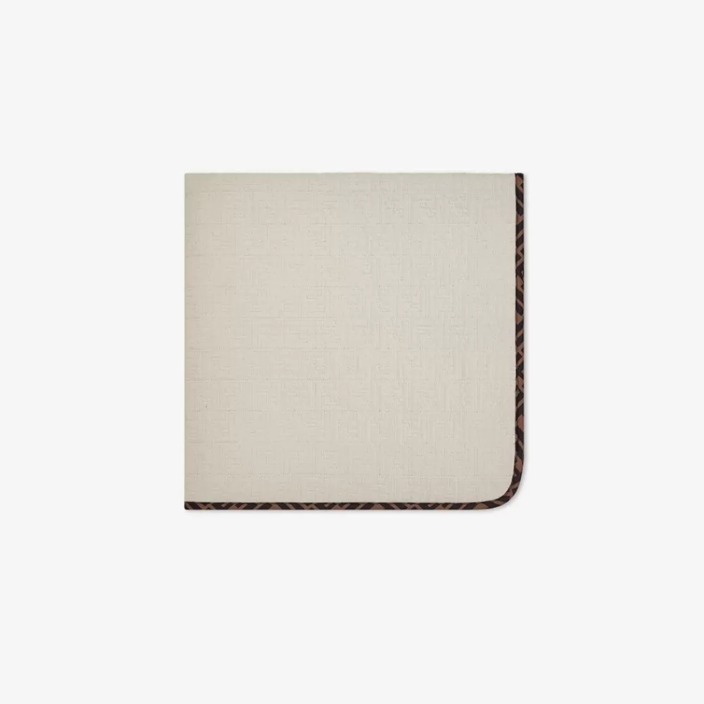 Passeggini E Accessori>Fendi Coperta Baby In Cotone Trapuntato