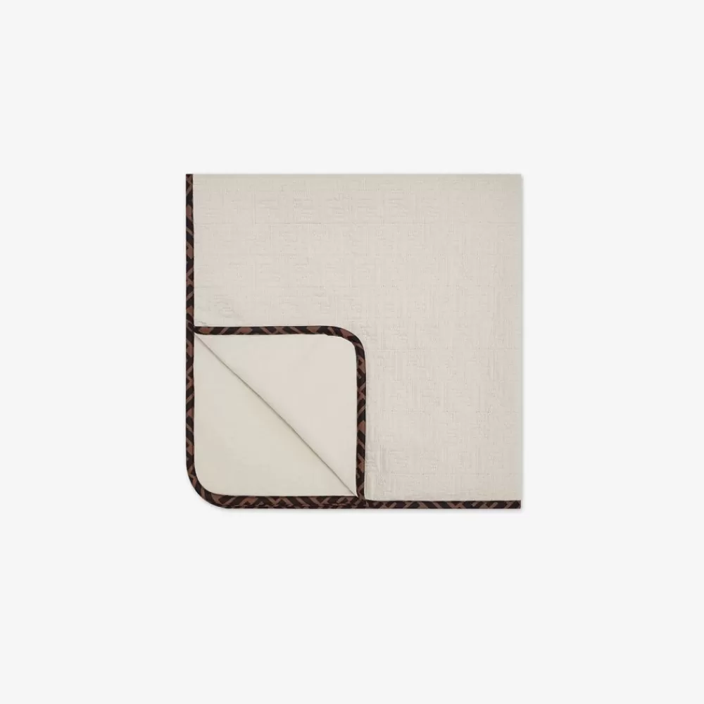 Passeggini E Accessori>Fendi Coperta Baby In Cotone Trapuntato