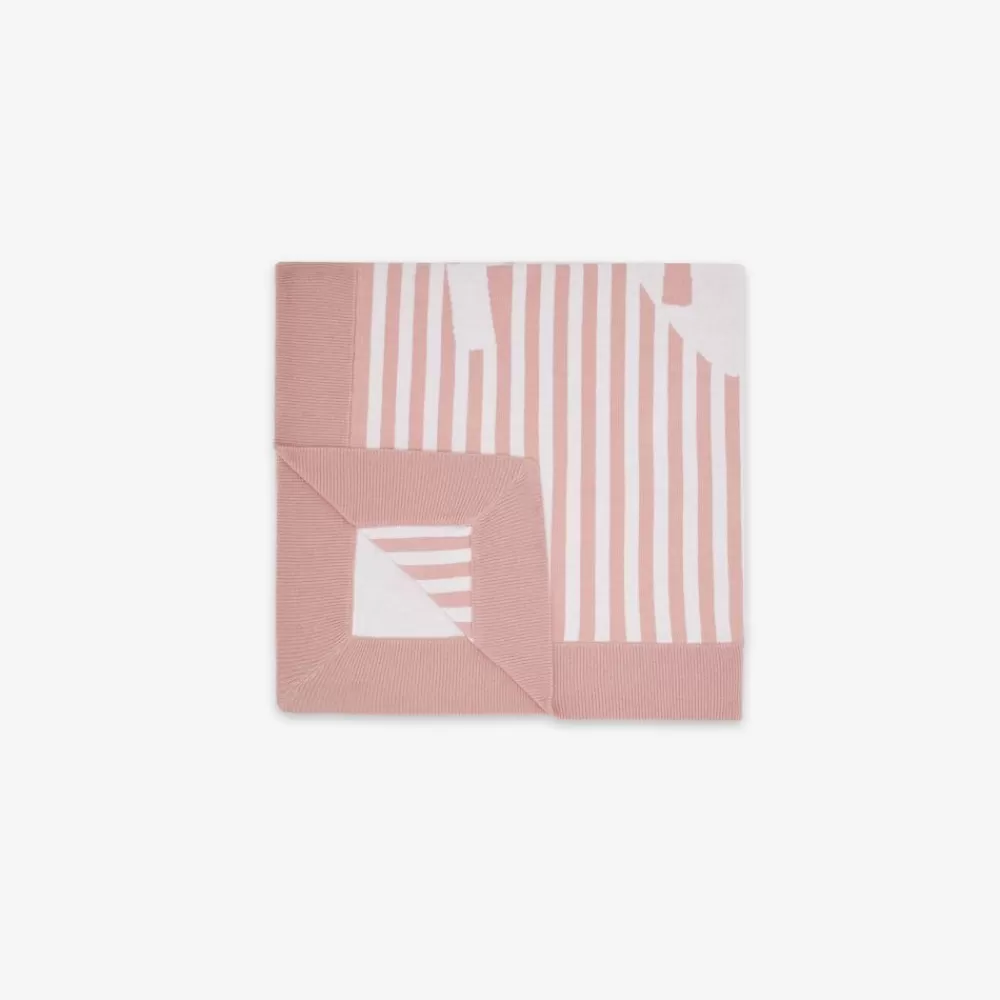 Bambina>Fendi Coperta In Maglia Rosa