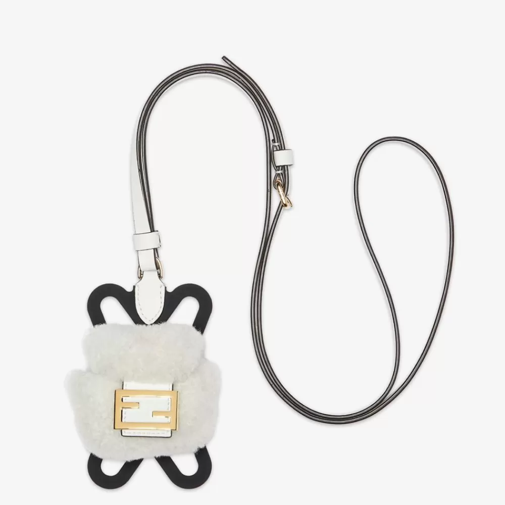 Custodie Per Smartphone>Fendi Cover In Montone Bianco