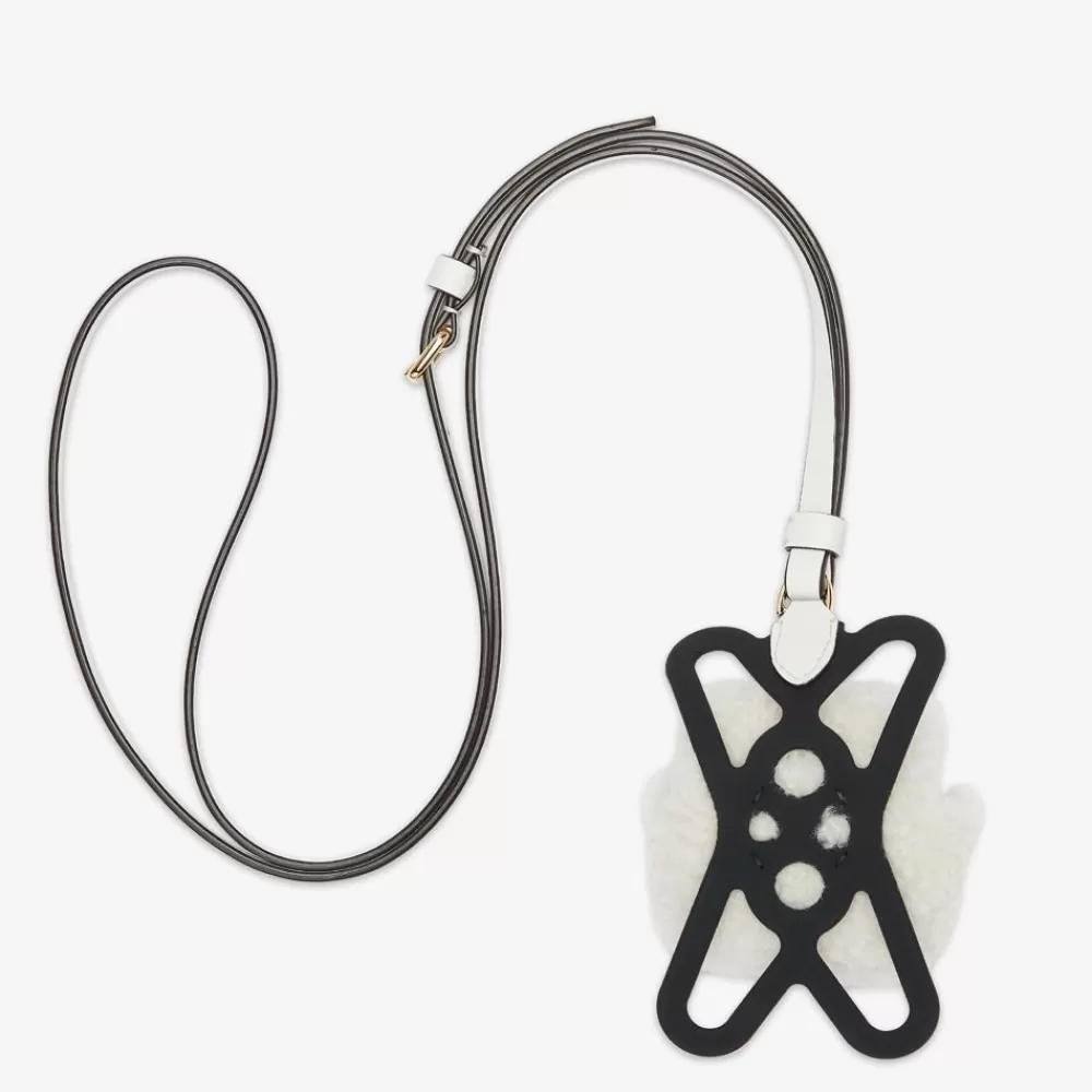 Custodie Per Smartphone>Fendi Cover In Montone Bianco