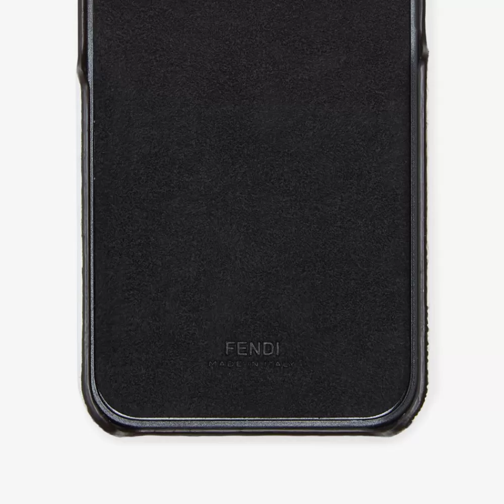 Accessori Tecnologici E Lifestyle>Fendi Cover In Pelle Argento