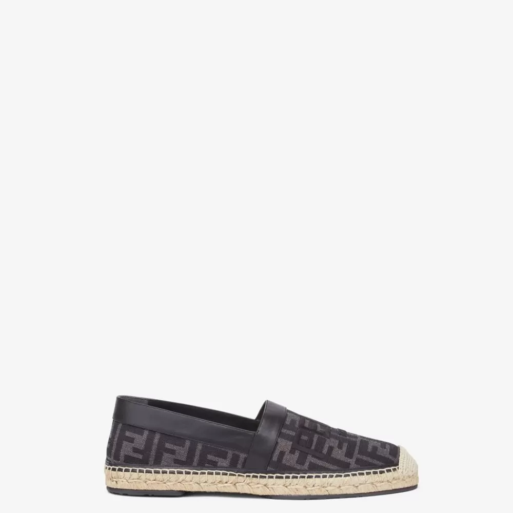Slides E Sandali>Fendi Espadrillas In Tessuto Jacquard Ff