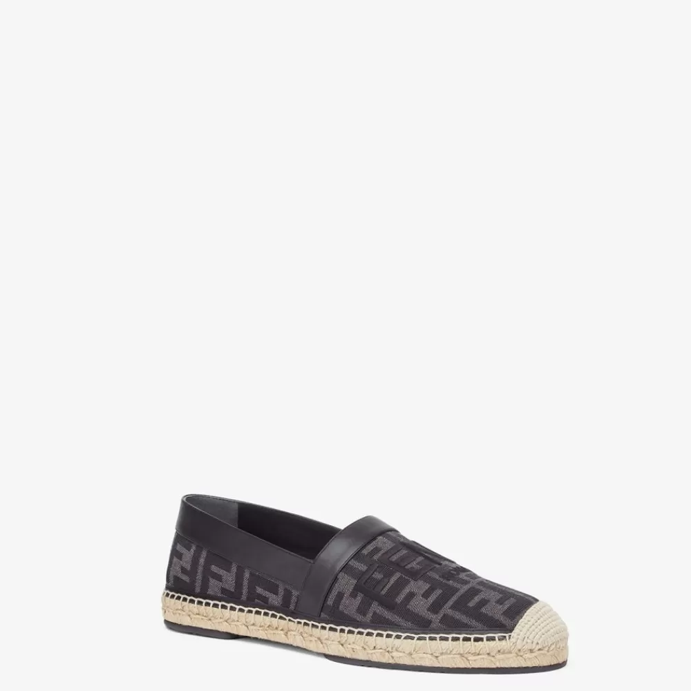 Slides E Sandali>Fendi Espadrillas In Tessuto Jacquard Ff