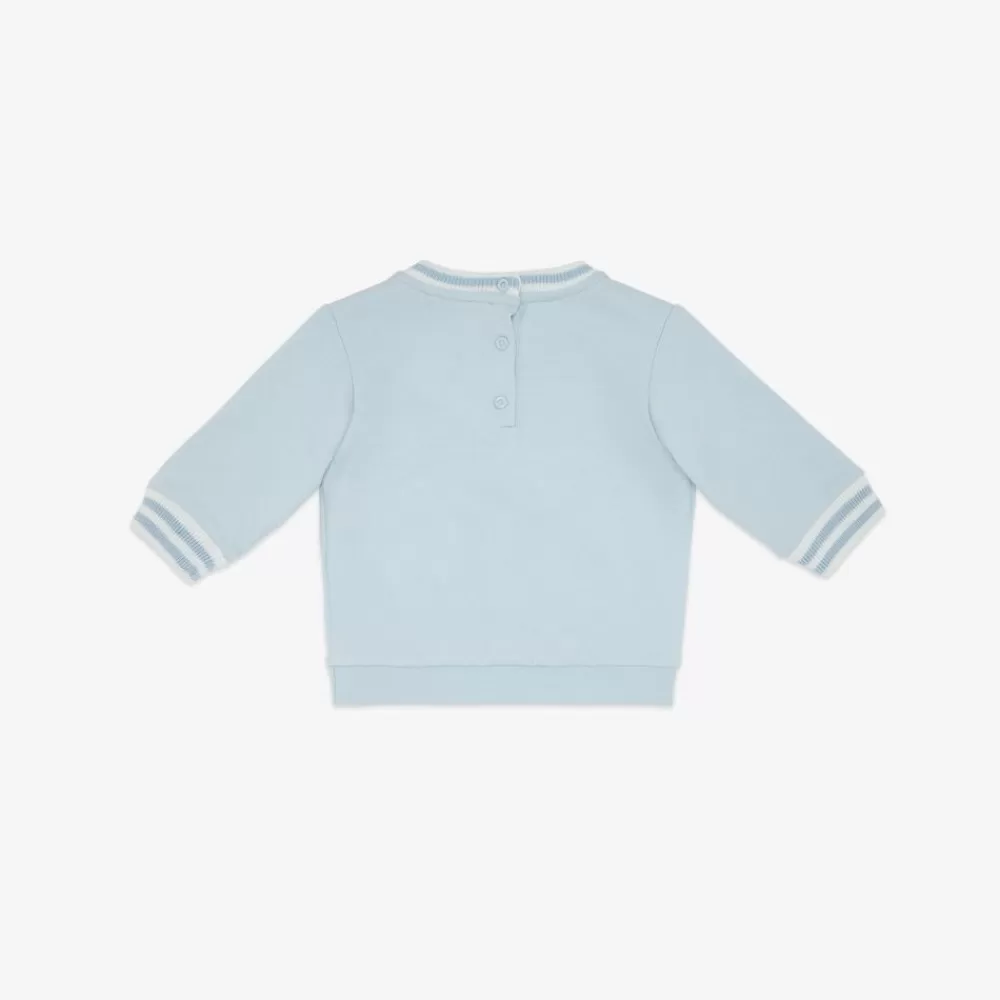 Bambina>Fendi Felpa Baby Celeste E Multicolor