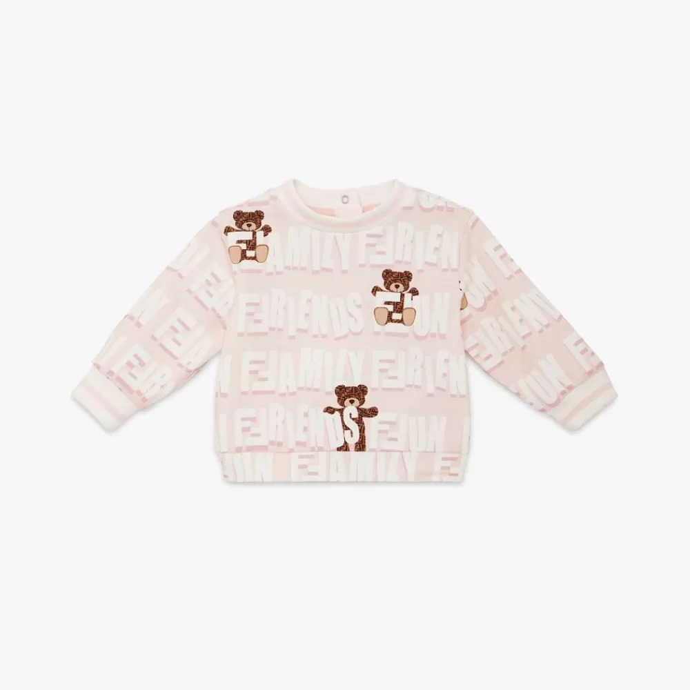 Bambina>Fendi Felpa Baby In Cotone Multicolor