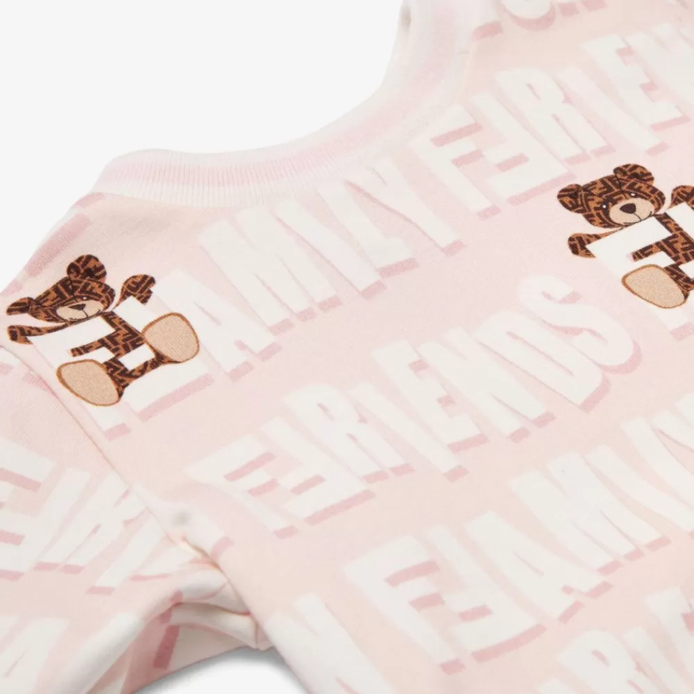 Bambina>Fendi Felpa Baby In Cotone Multicolor
