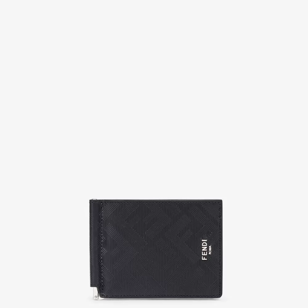 Portafogli>Fendi Ferma Banconote In Pelle Nera