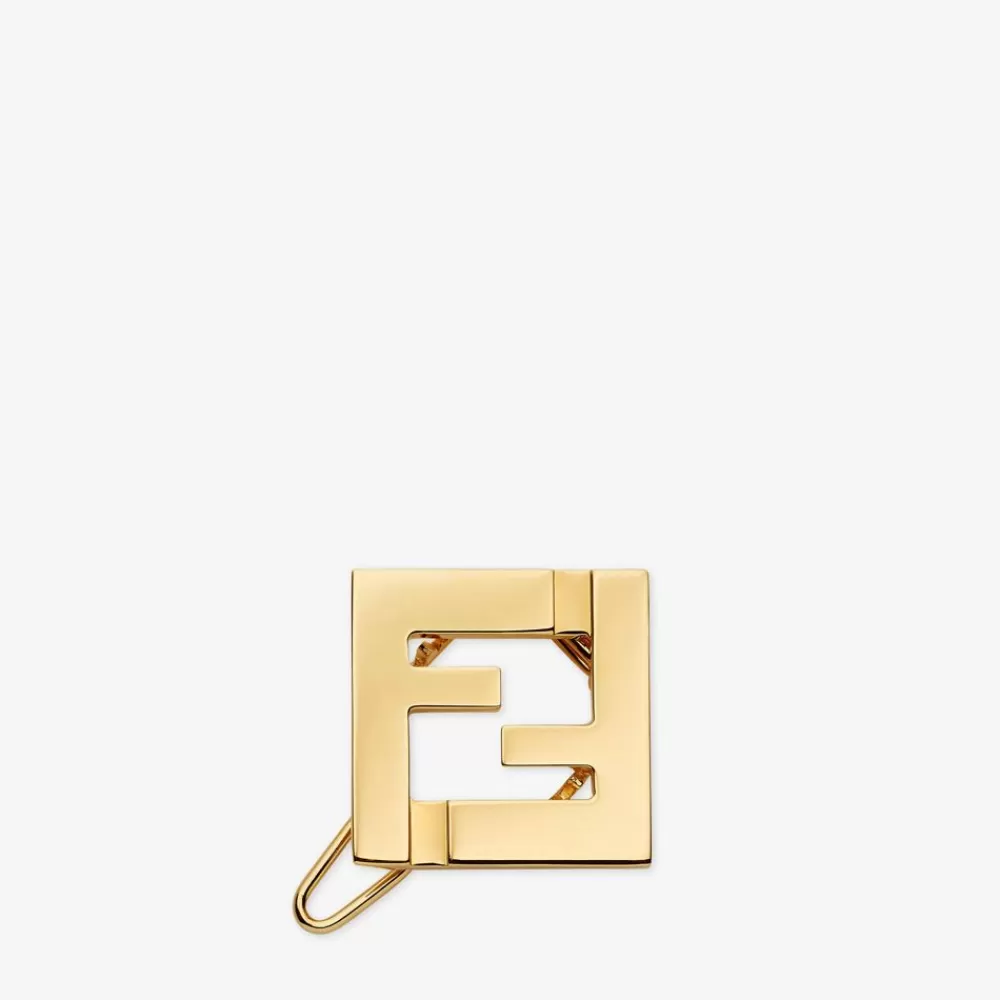 Accessori Per Capelli>Fendi Fermaglio In Metallo Color Oro
