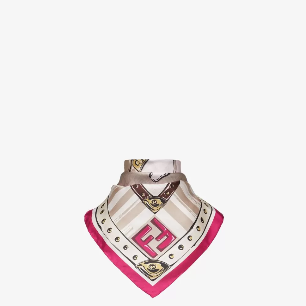 Foulard In Seta>Fendi Foulard In Seta Cilamino