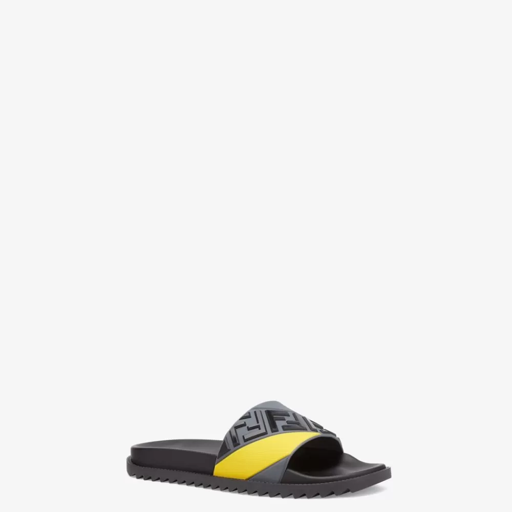 Slides E Sandali>Fendi Fussbett In Gomma Multicolor