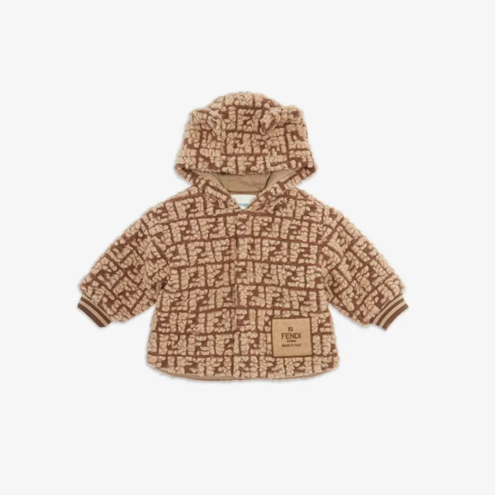 Bambina>Fendi Giacca Baby In Lana Con Logo