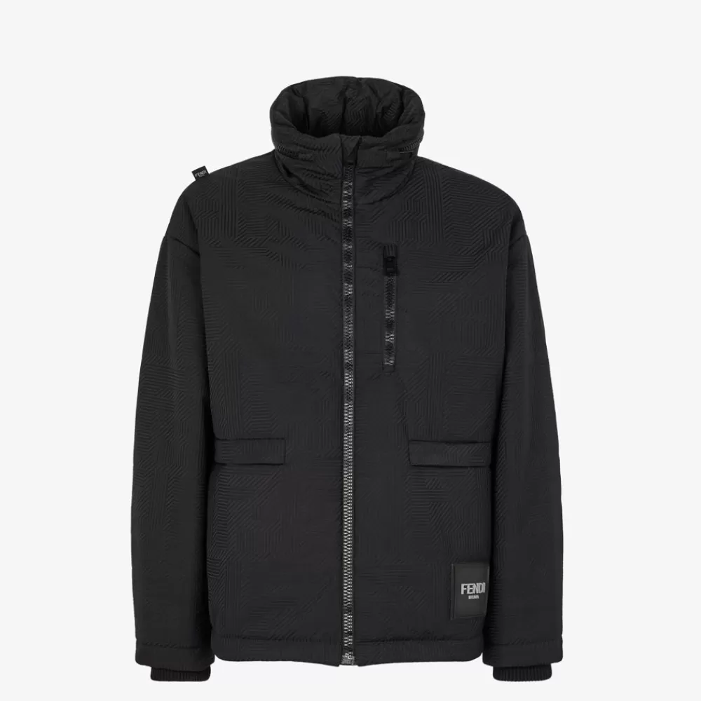Cappotti E Capispalla>Fendi Giacca In Nylon Nero