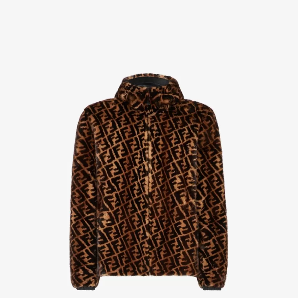 Cappotti E Capispalla>Fendi Giacca In Visone Marrone