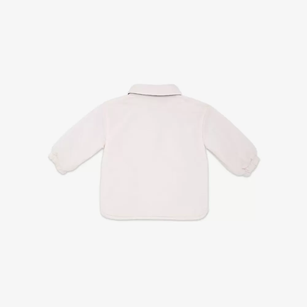Bambina>Fendi Giacca-Camicia Reversibile In Nylon Ff E Felpa Rosa