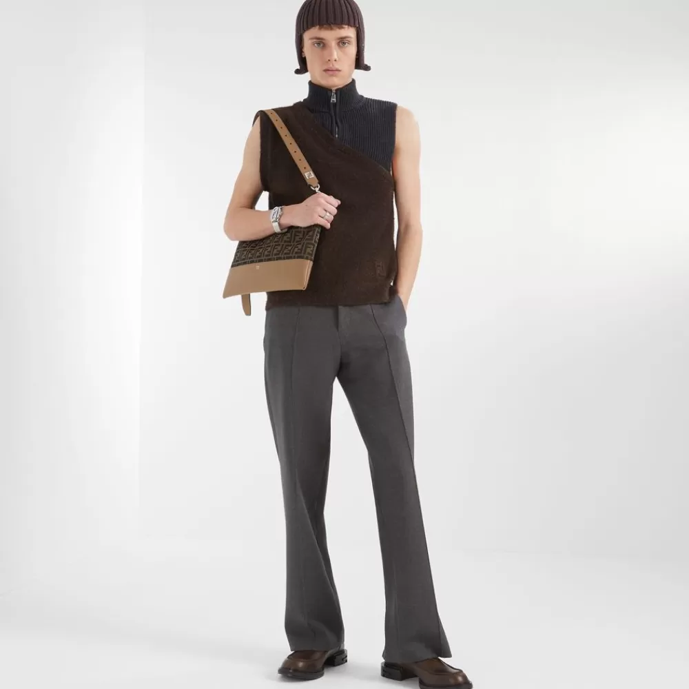 Maglieria>Fendi Gilet In Alpaca E Lana Multicolor