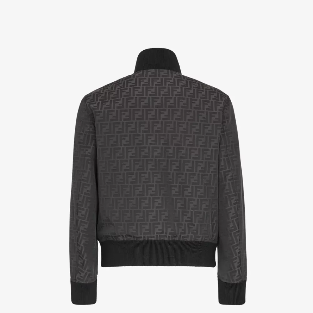 Cappotti E Capispalla>Fendi Giubbotto In Tessuto Jacquard Ff