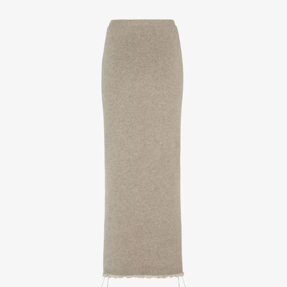 Completi>Fendi Gonna In Cashmere Beige