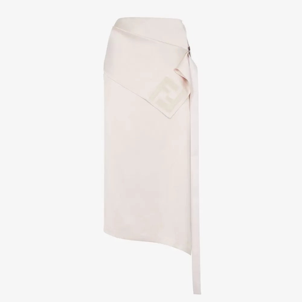 Gonne>Fendi Gonna In Seta Beige