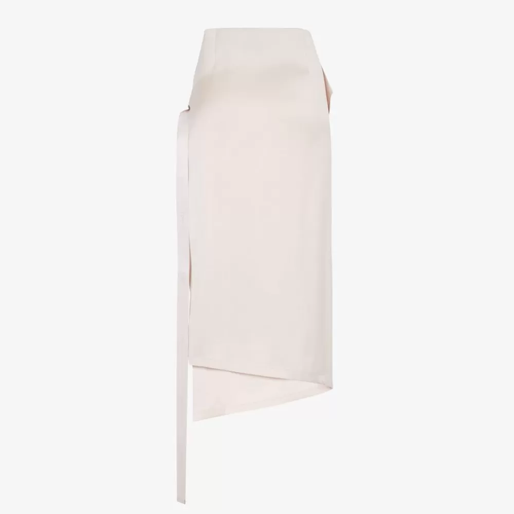 Gonne>Fendi Gonna In Seta Beige
