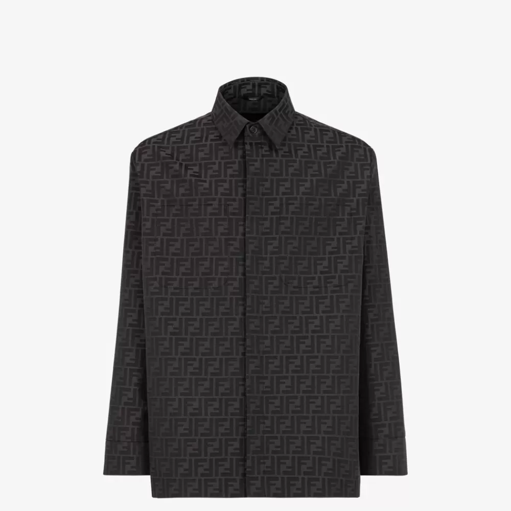 Cappotti E Capispalla>Fendi Go-To Jacket In Tessuto Jacquard Ff