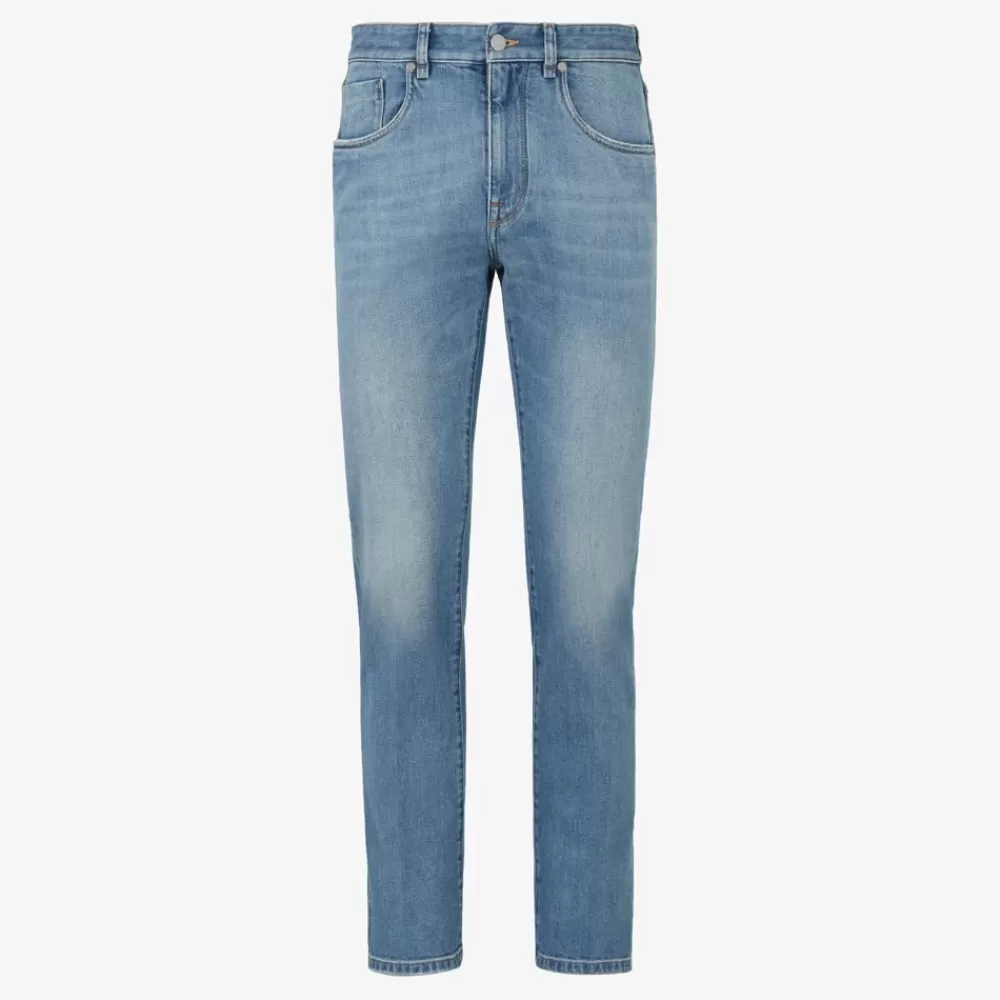 Denim E Pantaloni>Fendi Jeans In Denim Blu