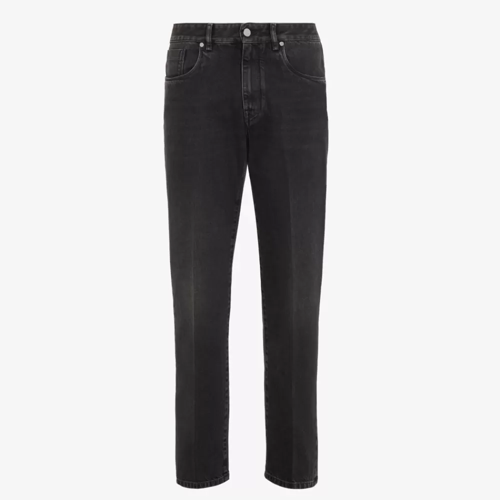 Denim E Pantaloni>Fendi Jeans In Denim Nero