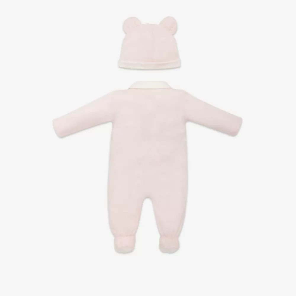 Bambina>Fendi Kit Baby In Jersey Con Stampa Rosa
