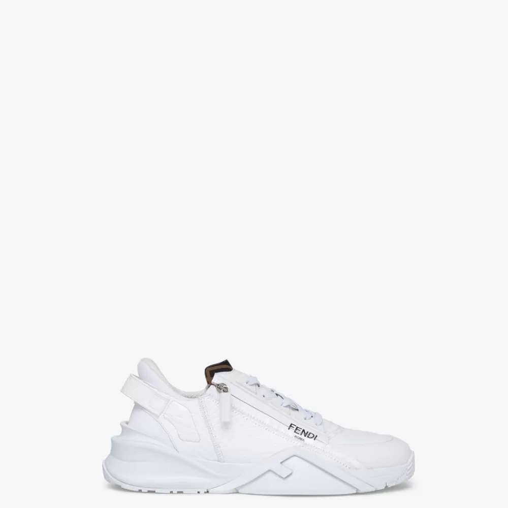 Sneakers>Fendi Low Top In Caimano Bianco