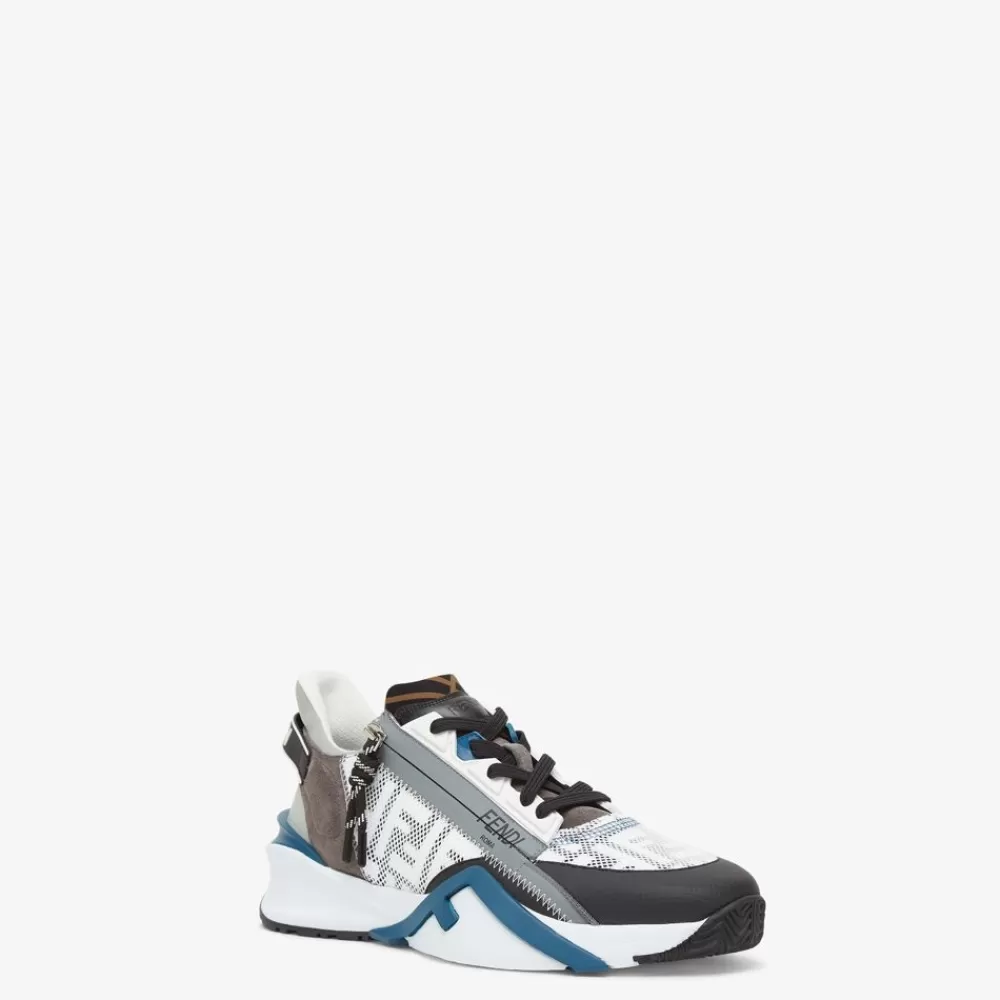 Sneakers>Fendi Low Top In Lycra® Bianca
