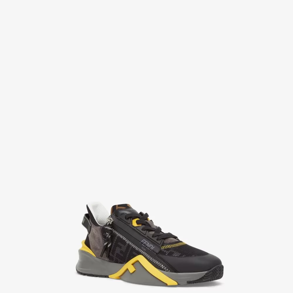 Sneakers>Fendi Low Top In Lycra® Grigia