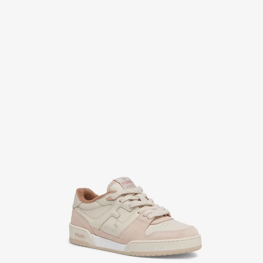 Sneakers>Fendi Low Top In Suede Rosa